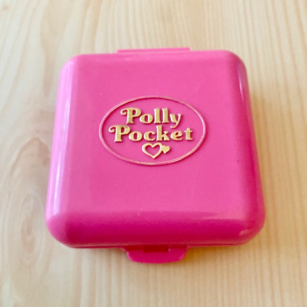 Vintage 1989 Polly Pocket Party Time Birthday Surprise Compact ONLY